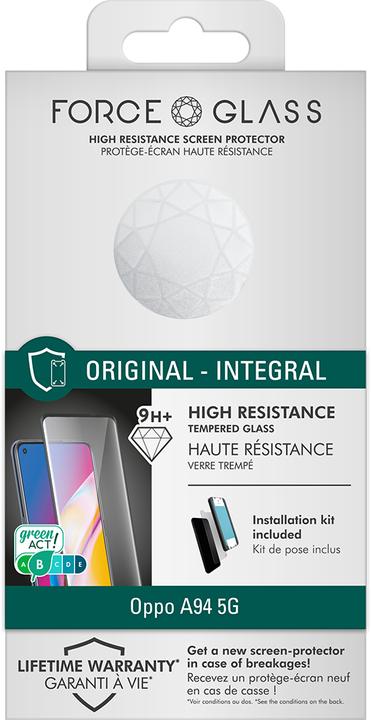 Actual product image Bigben Connected Life glass screen protector (1 Piece, Oppo A94 5G)