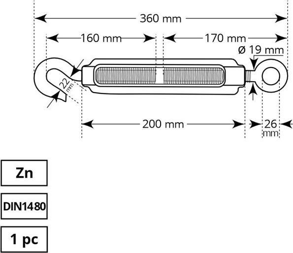 Produktbild Haushalt ROPE STRAINER 1480/M20 1DD