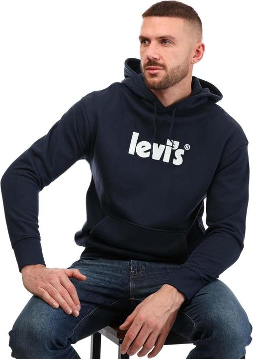 Actual product image Levis Mens Graphic Relaxed Fit Hoodie (M)