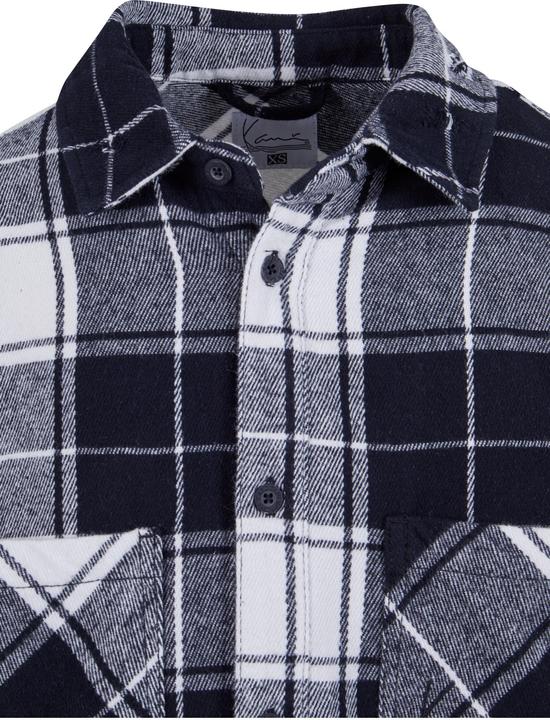 Image du produit Karl Kani KM223-029-1 Chest Signature Heavy washed Flannel Shirt - 77597 (S)