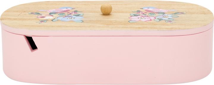 Actual product image Greengate Ellie storage box pale pink medium 23 cm