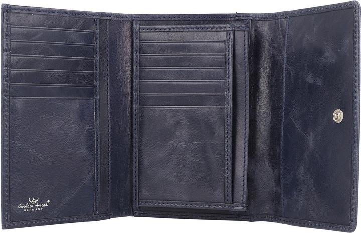 Actual product image Golden Head Tosca wallet RFID leather 14 cm