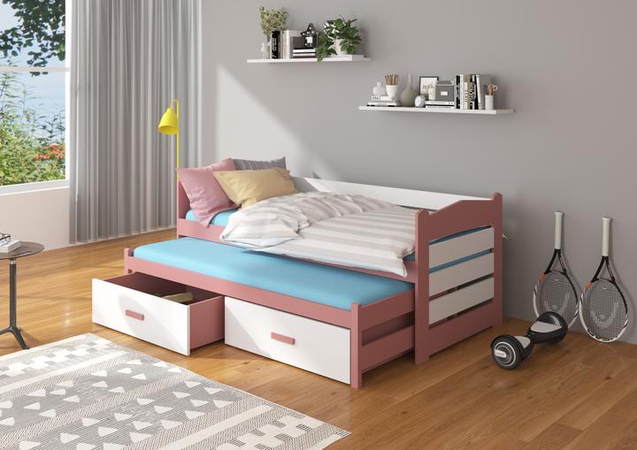 Immagine prodotto ADRK Furniture Letto matrimoniale con materassi TIARRO 180x80 (180 x 80 cm)