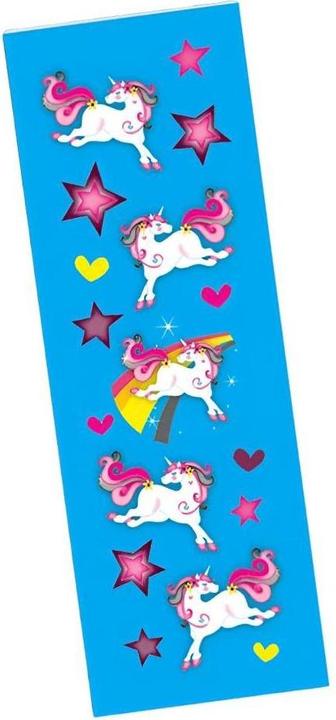 Amscan Einhorn Blatt mit Stickern