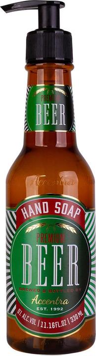 Immagine prodotto Accentra Distributore di sapone con sapone per le mani Bottiglia di birra (Sapone liquido, 330 ml)