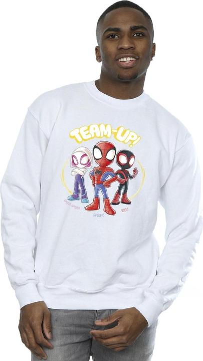 Actual product image Mens Spidey And His Amazing Friends Sketch Sweatshirt (3XL)