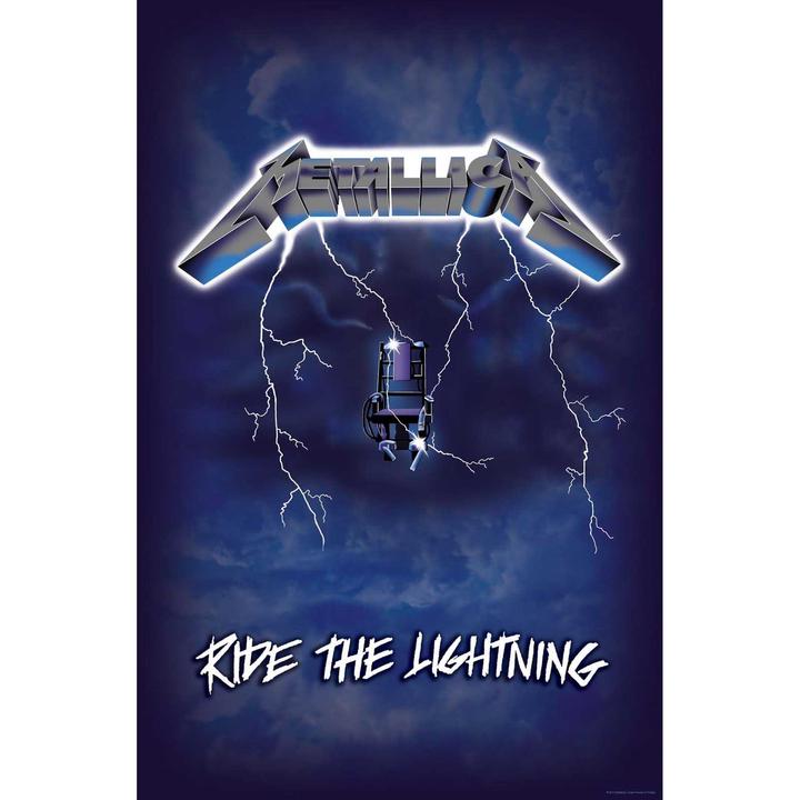 Actual product image Metallica Poster Ride The Lightning fabric (106 x 70 cm)
