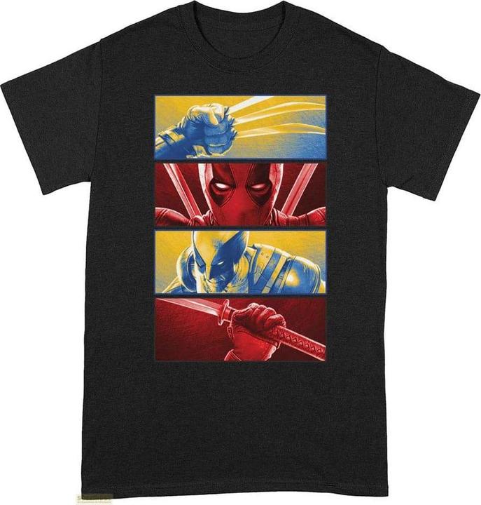 Produktbild Death Note Deadpool T-Shirt Deadpool And Wolverine Boxes (L) (L)