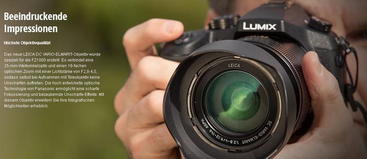 Actual product image Panasonic Lumix FZ1000 (25 - 400 mm, 20 Mpx, 1")