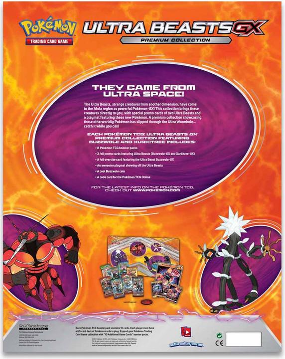 Produktbild Pokémon Ultra Beasts GX Premium Collection Box (Buzzwole & Xurkitree) - EN