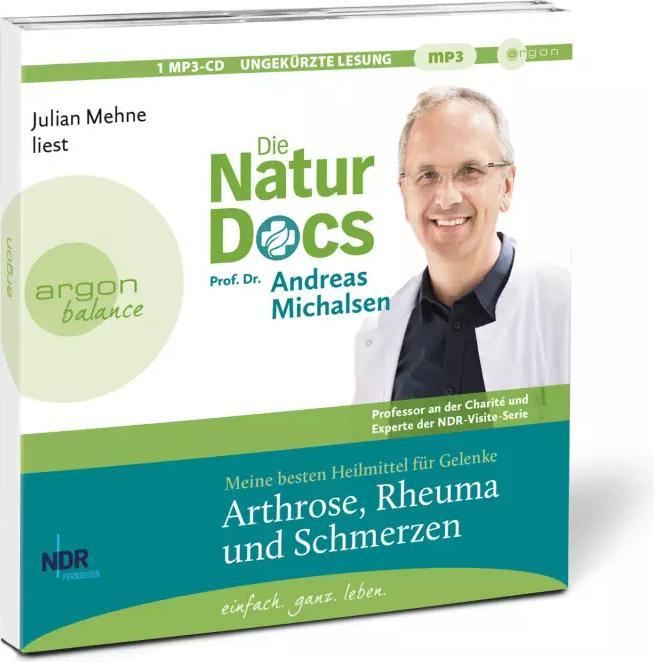 Actual product image The Nature Docs - My best remedies for joints. Osteoarthritis, rheumatism and pain (Andreas Michalsen, Friedrich-Karl Sandmann, Julian Mehne, German)