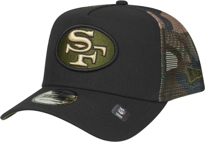 Immagine prodotto New Era Cappello Trucker Snapback - San Francisco 49ers camo in legno (Taglia unica)