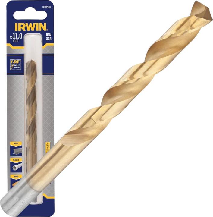 Productafbeelding Irwin Boor voor metaal HSS TITANIUM 11,0 mm (11 millimeter)
