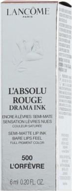 Actual product image Lancôme L'Absolu Rouge Drama Ink 500 L'Orfèvre (500 L'Orfevre)