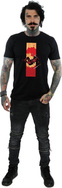 Actual product image Mens Deadpool Blood Strip T-Shirt (XXL)
