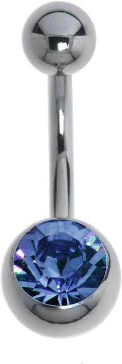 Bijouteria Bauchpiercing (Titan, Kristall)