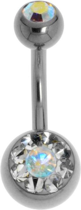 Bijouteria Bauchpiercing (Titan, Swarovski Kristall)
