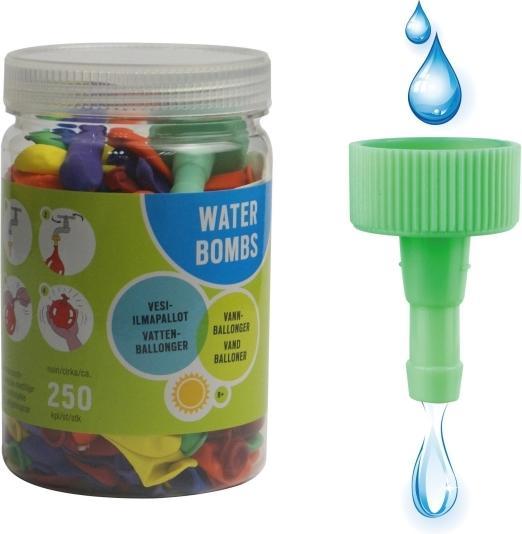 Actual product image Spring Summer Water Balloons 250 pcs & Nozzle