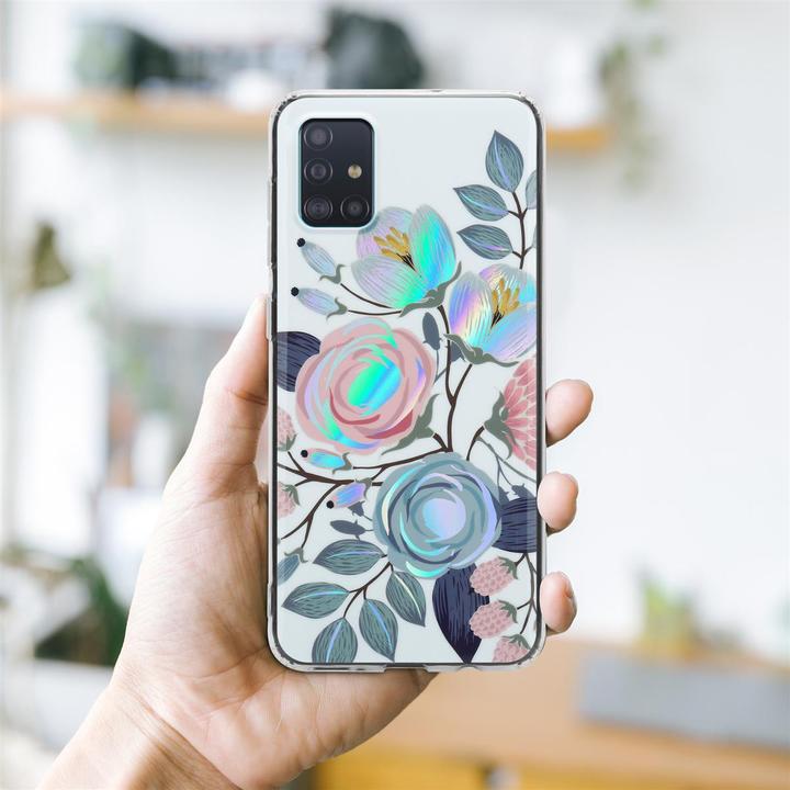 Actual product image Cadorabo IMD TPU Colorful Flowers & Leaves Cover (Samsung Galaxy M40s)