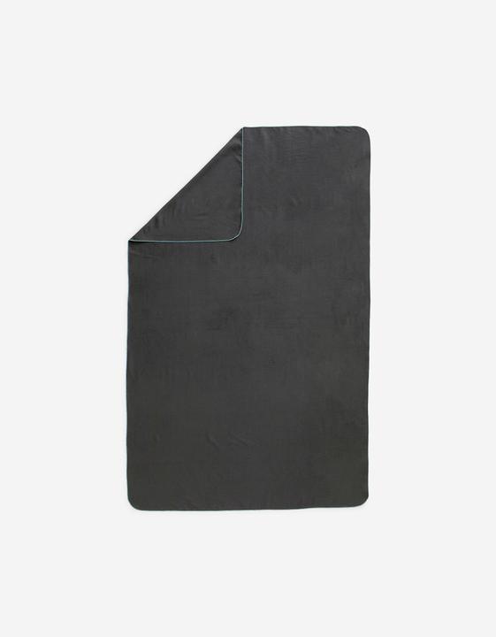 Nabaiji Mikrofaser-Handtuch ultrakompakt XL 110 × 175 cm - schwarz (110 x 175 cm)