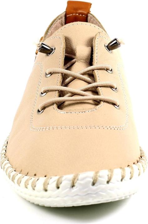 Actual product image Lunar Womens/Ladies St Ives Leather Plimsolls (39)