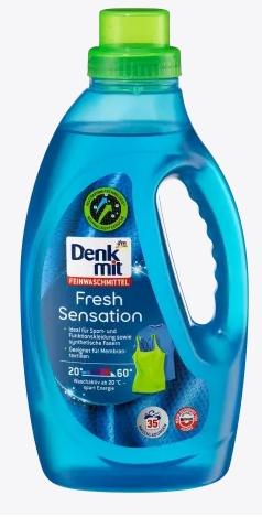 Actual product image dm Denkmit Fresh Sensation delicate detergent (35 Washing cycles, Liquid detergent)