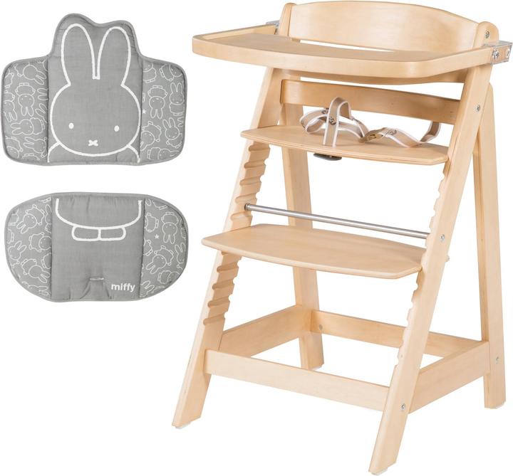 Produktbild Roba Treppenhochstuhl mit Sitzverkleinerer Miffy (Hochstuhl Sitzerhöhung)
