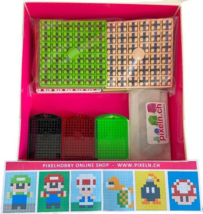 Produktbild pixeln.ch Schlüsselanhänger 6er Geschenk Set - Super Mario