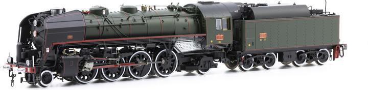 Actual product image Jouef SNCF steam locomotive 141R 1244 green with oil tender Ep. V (Track H0)