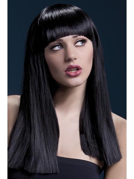 Image du produit Smiffys Perruque cheveux longs Alexia noire