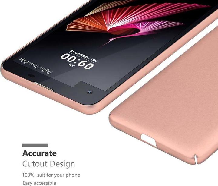 Actual product image Cadorabo Hard Cover Matt Metal Cover (LG X Screen)