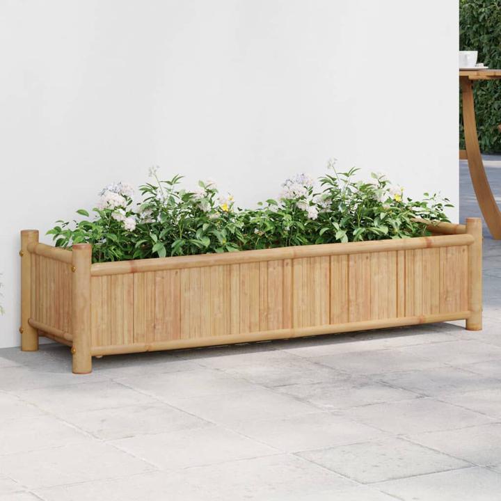 Image du produit VidaXL Bac à plantes surélevé Bac à plantes potager Bac à fleurs Jardin Bambou