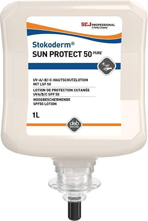 Stoko UV-Hautschutzcreme derm Sun Protect 50 PURE (Sonnencreme, SPF 50, 1000 ml)