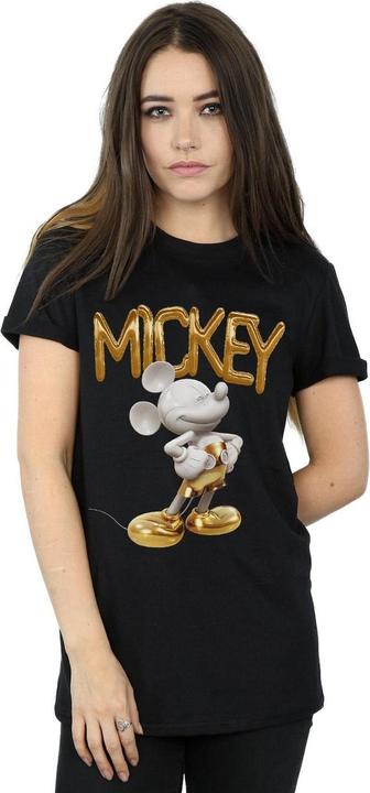 Immagine prodotto Disney Mickey Mouse Gold Statue Maglietta Ampia Donna (XL)