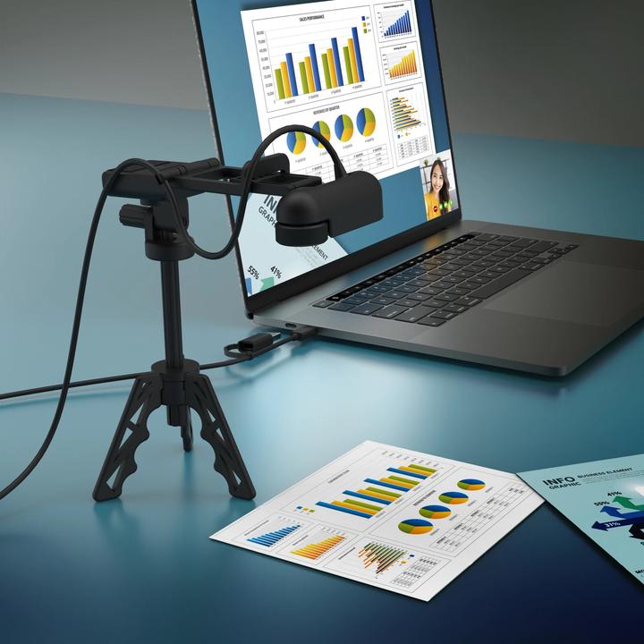 Produktbild j5Create JVU250 Webcam HD avec mise au point automatique et manuelle, 2 MP, 1920 x 1080 pixels, 30 i (2 Mpx)