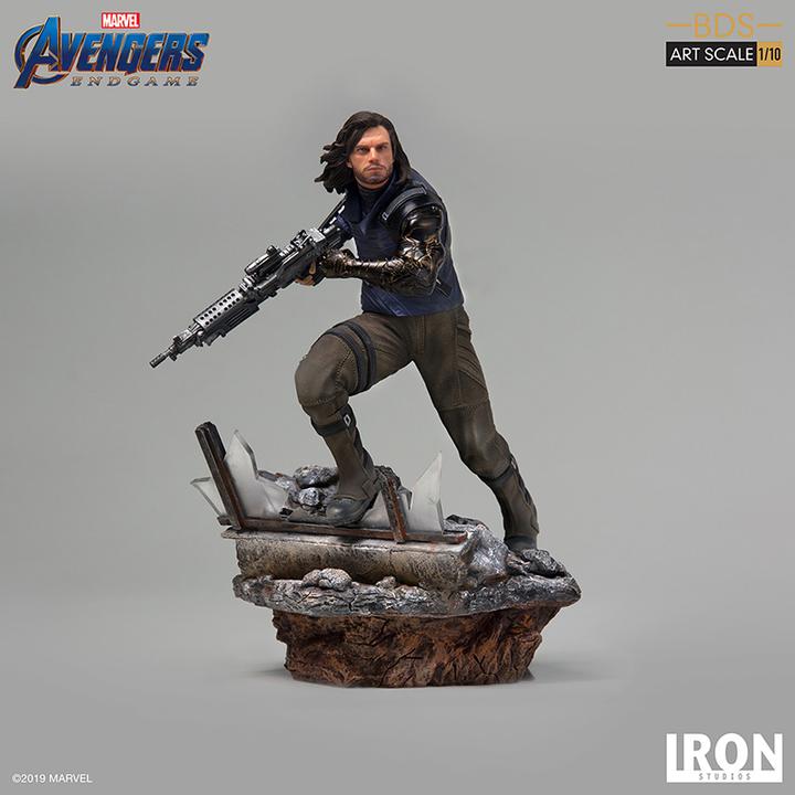 Actual product image Iron Studios Avengers Endgame "Winter Soldier" 1/10 Art Scale Statue