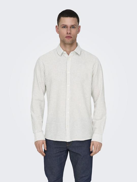 Produktbild Only & Sons Slim Fit Hemdkragen Hemd Hemd (L)