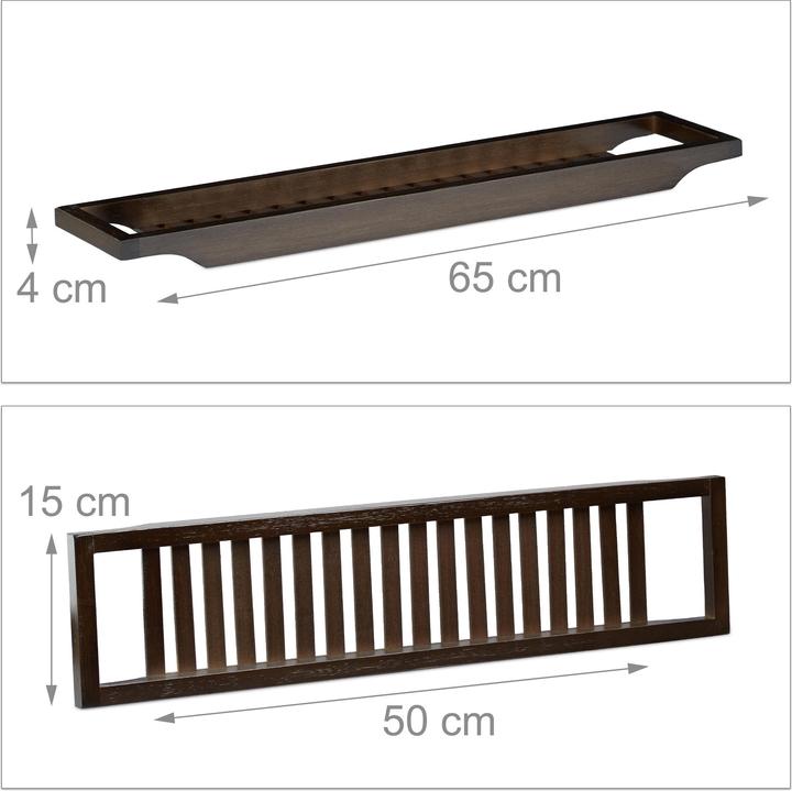 Immagine prodotto Relaxdays Scaffale da bagno (15 x 65 x 4 cm)