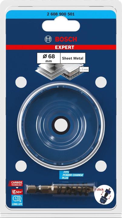 Actual product image Bosch Professional Zubehör EXPERT Sheet Metal Hole Saw 68 x 5 mm (68 millimetres)