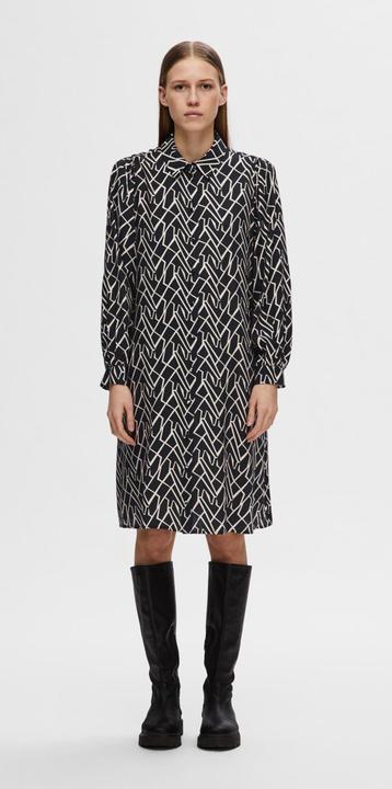Image du produit Selected Femme Robe chemisier imprimée (36)