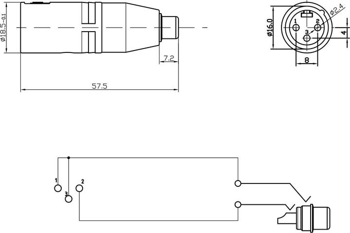 Image du produit Bemero BA1202 (Adaptateur jack)