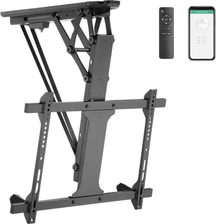 Image du produit Techly Support TV pivotant motorisé pour plafond (Plafond, 70", 35 kg)
