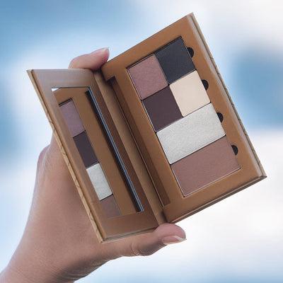 Actual product image Benecos BIO Palette Small New York - 12g - Beauty ID (Whipped cream, pearl onyx, ballerina glam, Matt Plum)