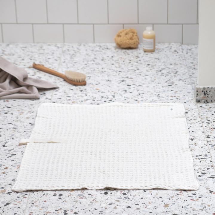 Immagine prodotto The Organic Company Tappeto da bagno Big Waffle (80 x 55 cm)