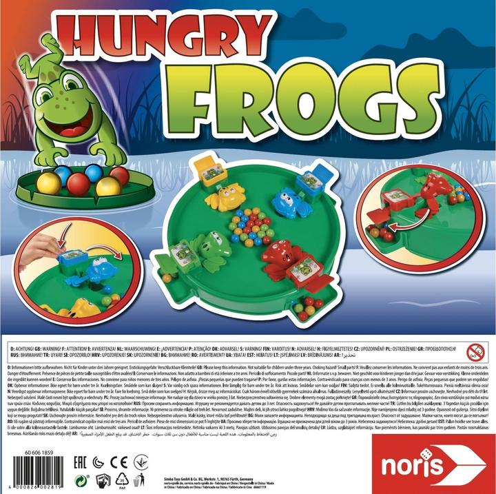Actual product image Noris Hungry Frogs (German)
