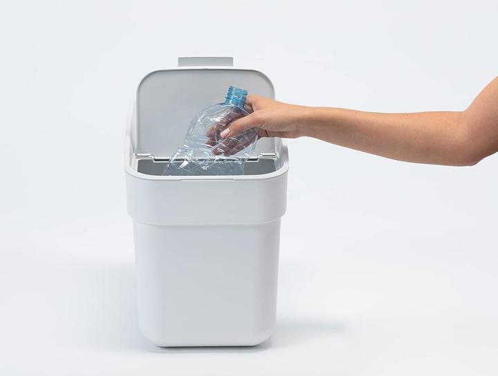 Actual product image Curver Kosz Do Segregacji śmieci 20l /Biały/ Jasny Szary (20 l)