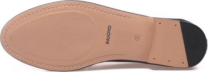 Actual product image Inuovo The fashionable slip-on shoe made from high-quality leather and a decorative link chain on the (36)