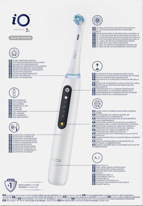 Produktbild Oral-B iO5s Quite White (Oszillierende Zahnbürste)