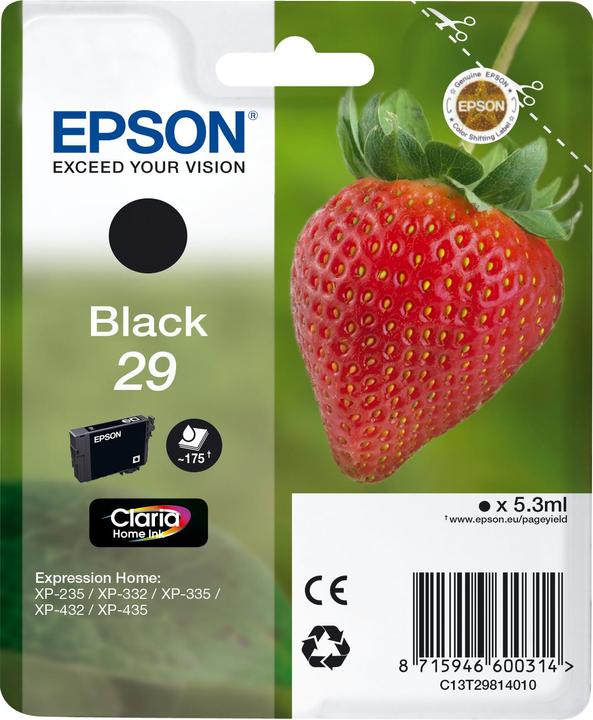 Actual product image Epson 29 Claria Home (FC)