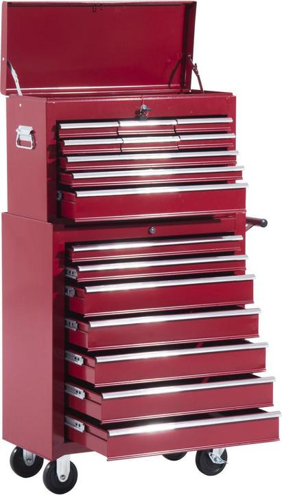 Actual product image Homcom Mobile workshop trolley with 16 drawers (1 x)